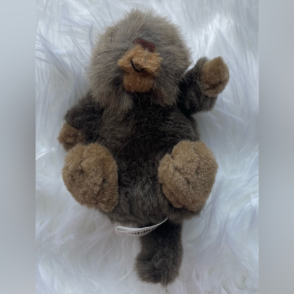 Unipak Brown Plush Small Otter Beaver Stuffed Animal Vintage Approx 4-6” w/ tail